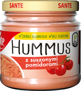 hummus z suszonymi pomidorami