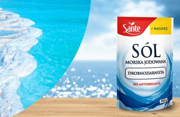 Sól morska jodowana Sante
