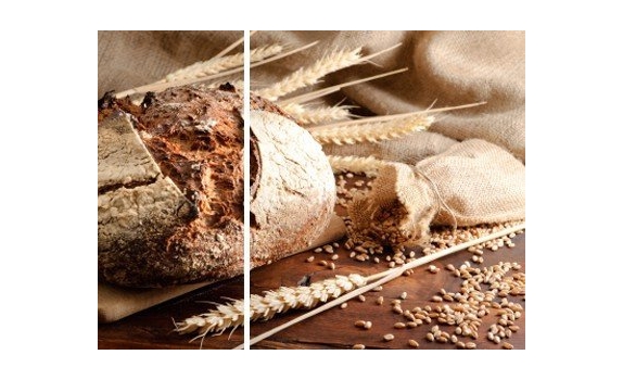 Chleb z płatkami owsianymi i siemieniem lnianym
