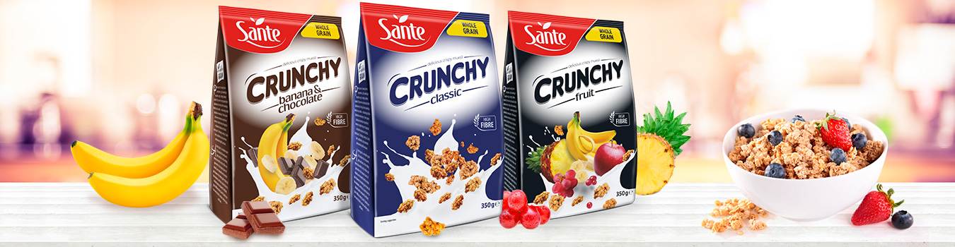 Płatki śniadaniowe Crunchy Sante