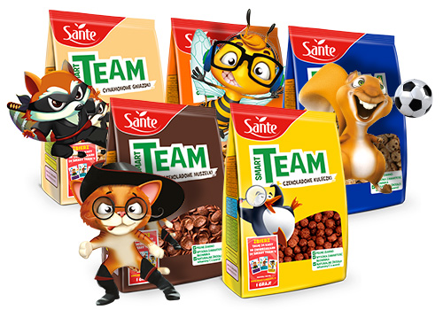 Płatki śniadaniowe dla dzieci Smart Team