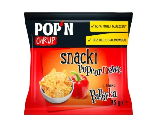 pop'n chrup snacki popcornowe papryka