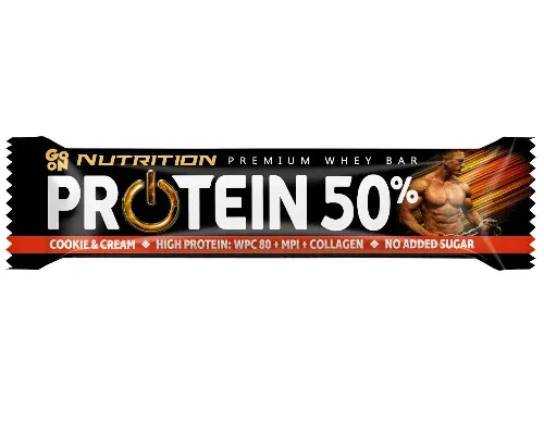baton go on nutrition protein 50% ciasteczkowo śmietankowy